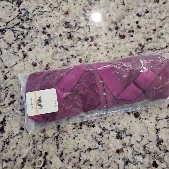 Free People Bodysuit Thank you Never in Magenta Small - Picture 4 of 4